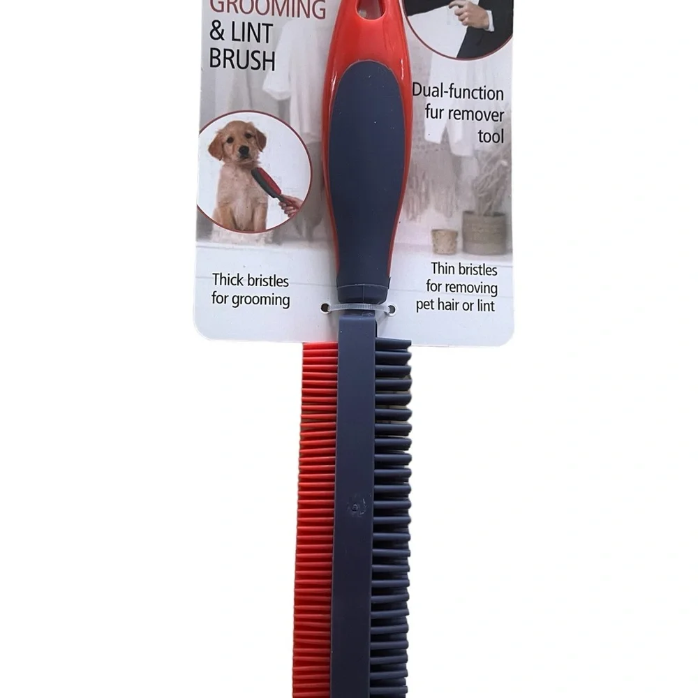 Joie Duo Grooming 2 Double Sided & Lint Brush Dual NIP Dogs Cats Fur Remover